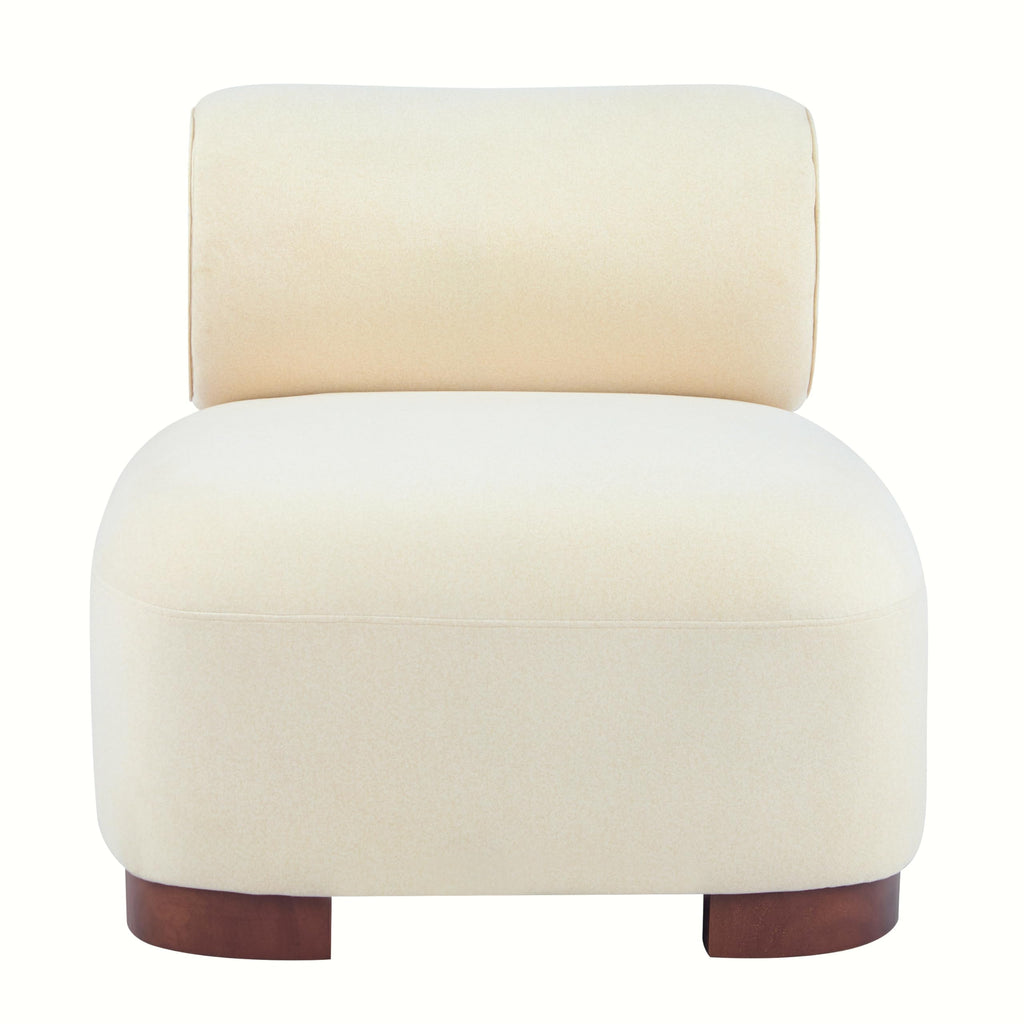 Merax Modern Accent Chair with Pet Cave & Storage