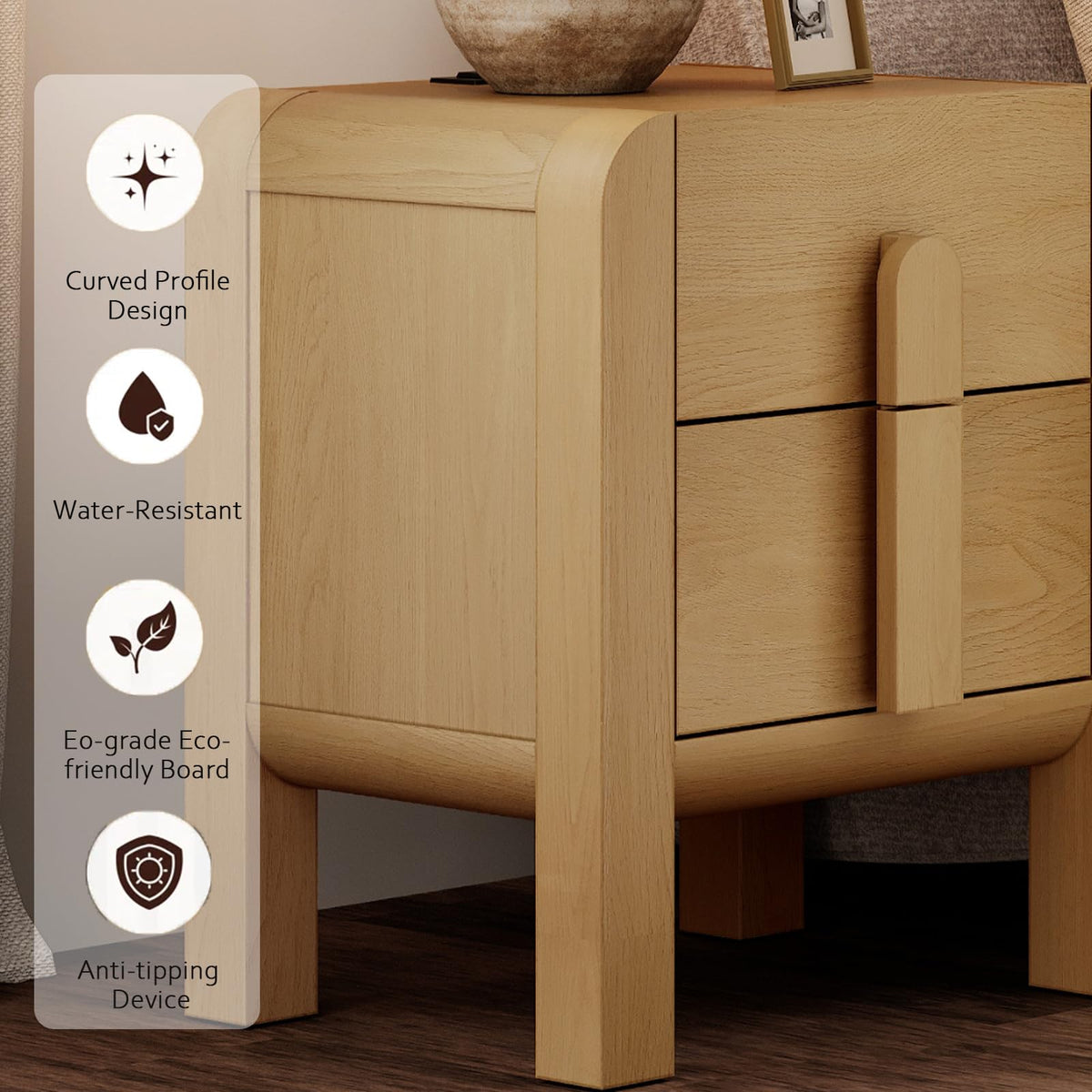 Modern Charging Nightstand