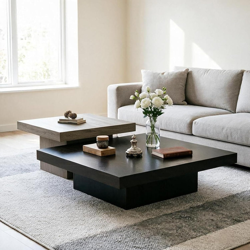 Square Nesting Coffee Table Set