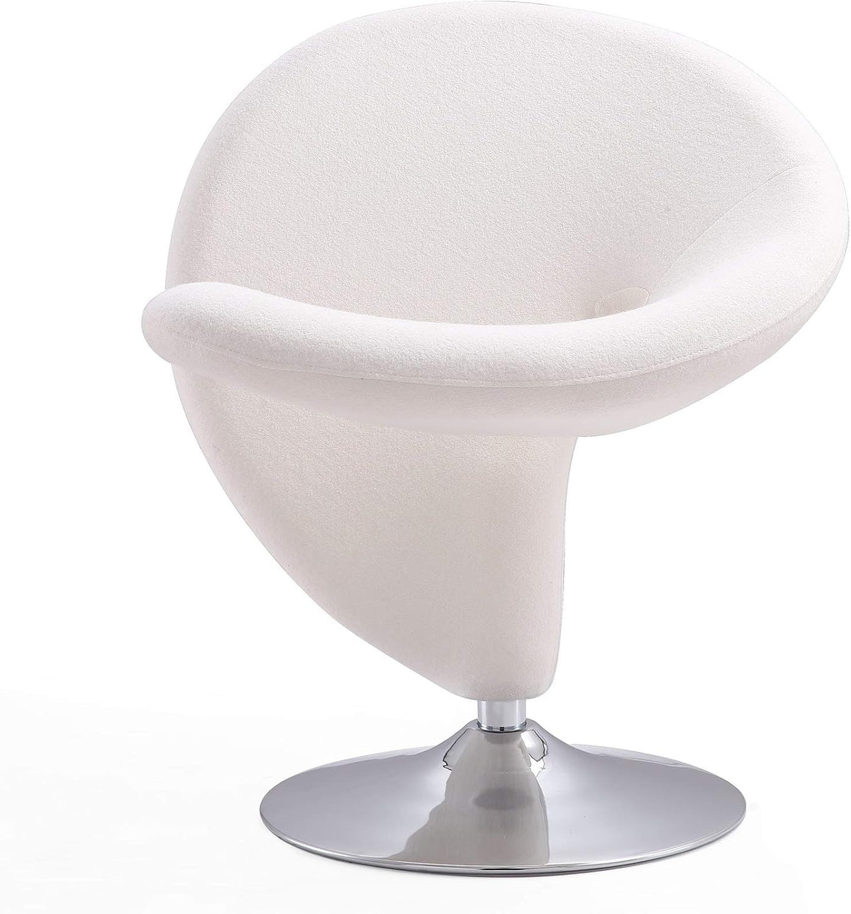 Manhattan Comfort Curl Swivel Accent Chair