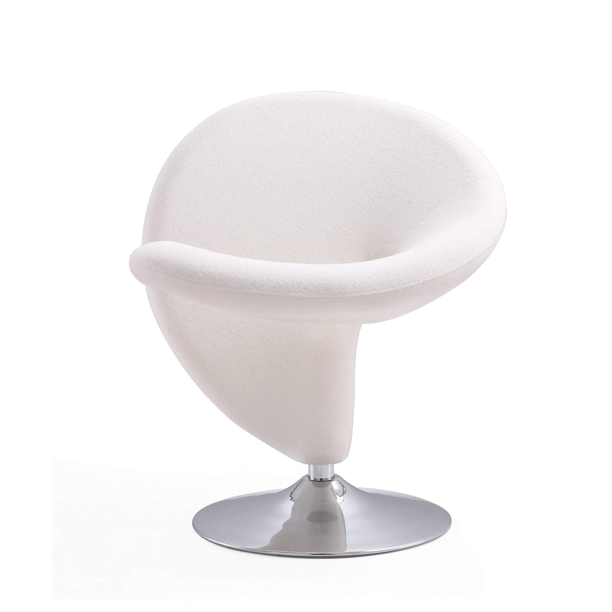 Manhattan Comfort Curl Swivel Accent Chair