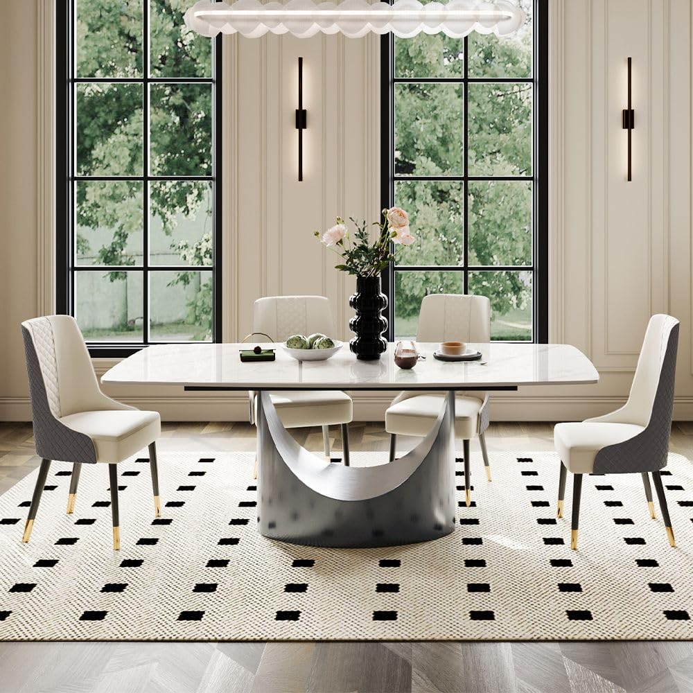Hobart Sintered-Stone Dining Table