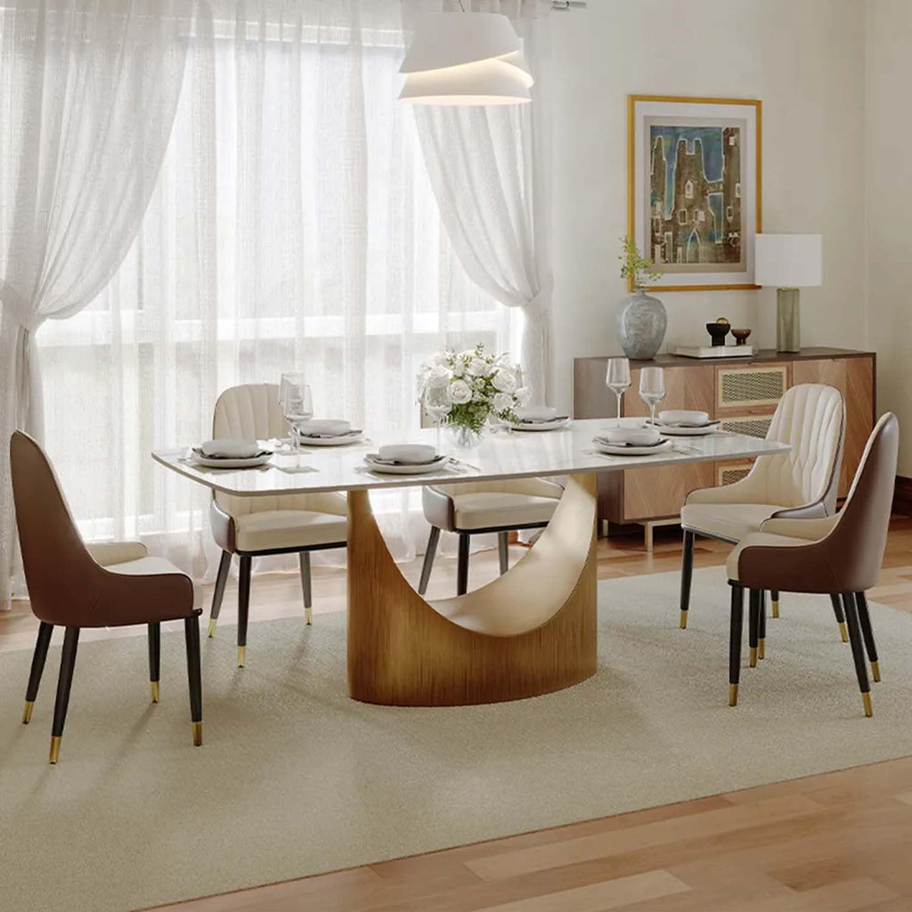 Hobart Sintered-Stone Dining Table