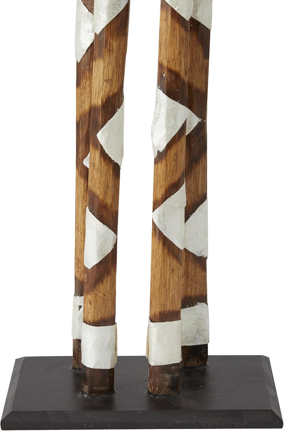 Deco 79 Wood Giraffe Sculpture, Sculpture 11" x 6" x 47", Brown