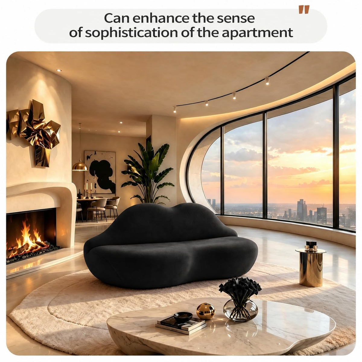 Red Lip Sofa Beauty Salon Clothing Store Rest Area Reception Alien Internet