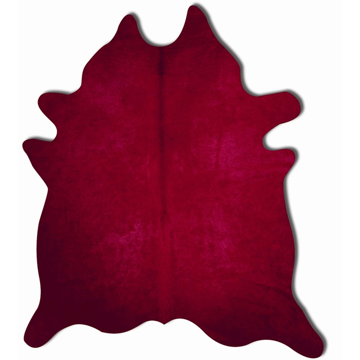 Natural Geneva Cowhide Area Rug, Off-White, 6 ft x 7 ft