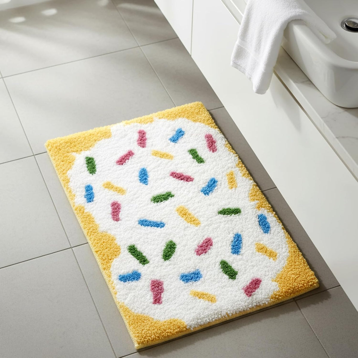 Toaster-Pastry Novelty Bathroom Rug