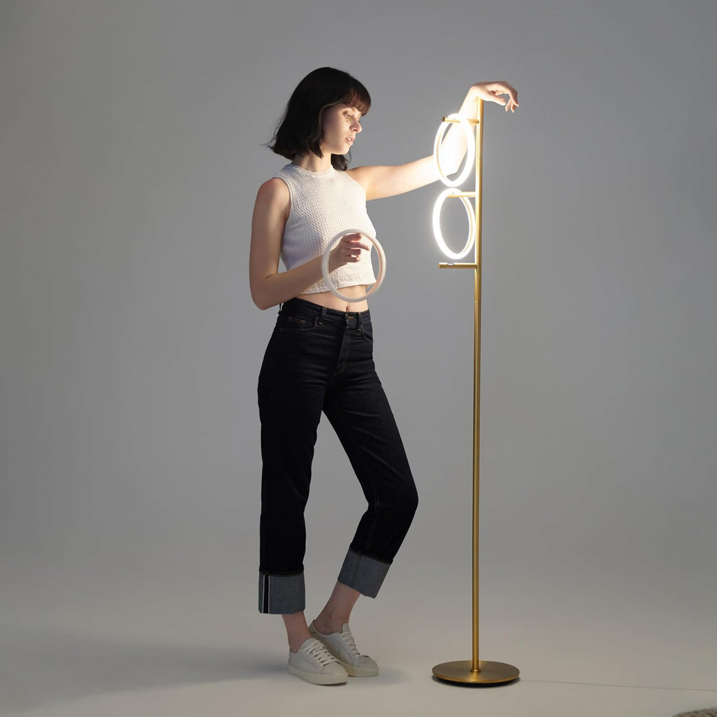 Saturn Three-Head LED Floor Lamp