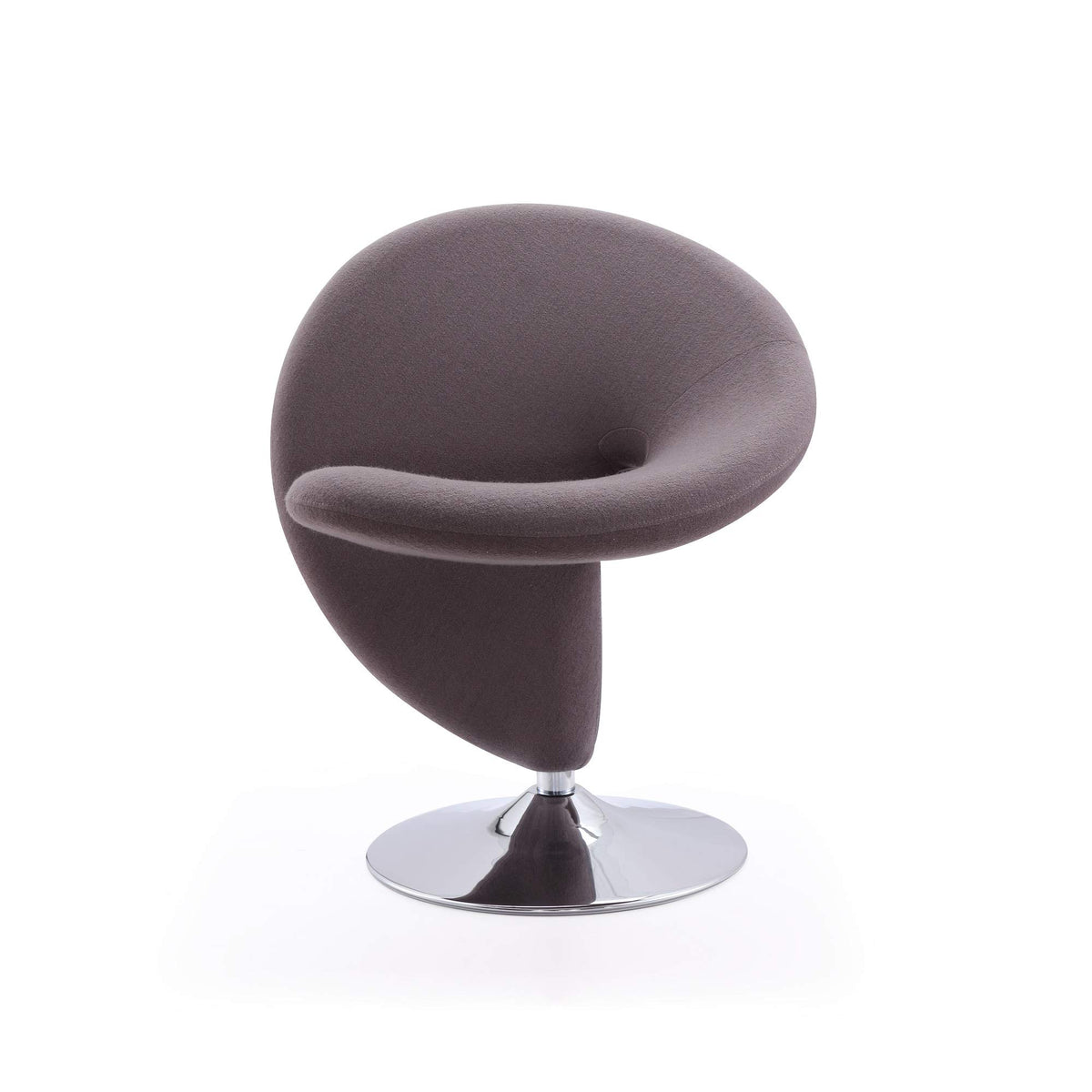 Manhattan Comfort Curl Swivel Accent Chair