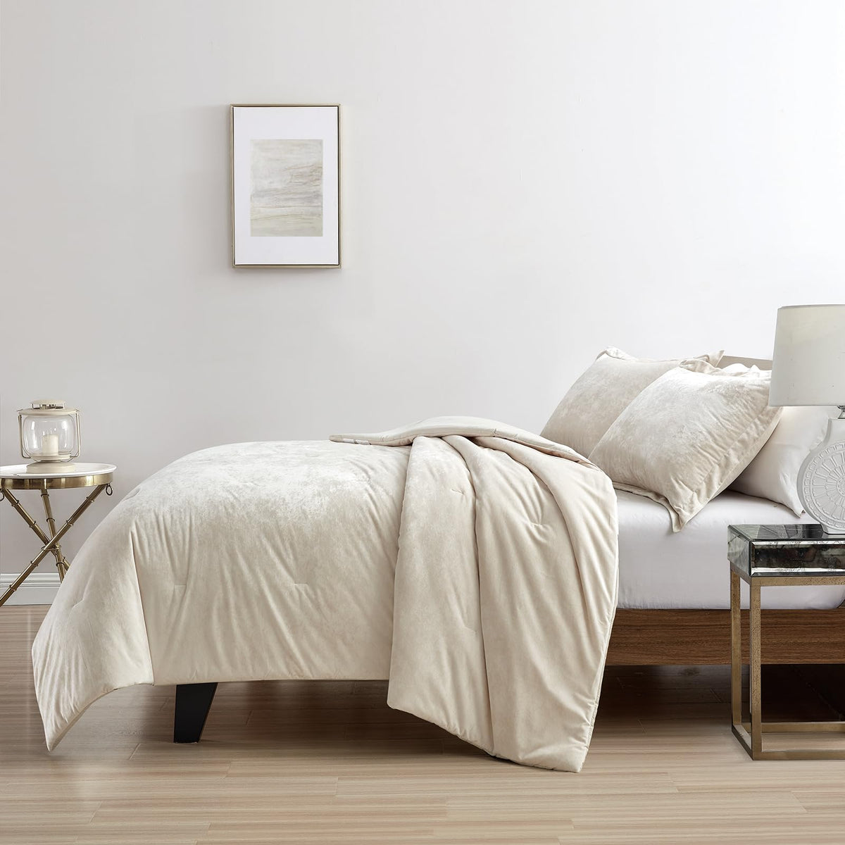 Luxury Velvet Queen Size Comforter Set