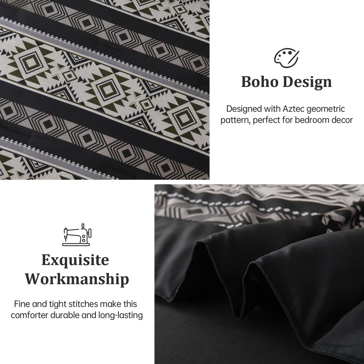 Boho Western Comforter Set