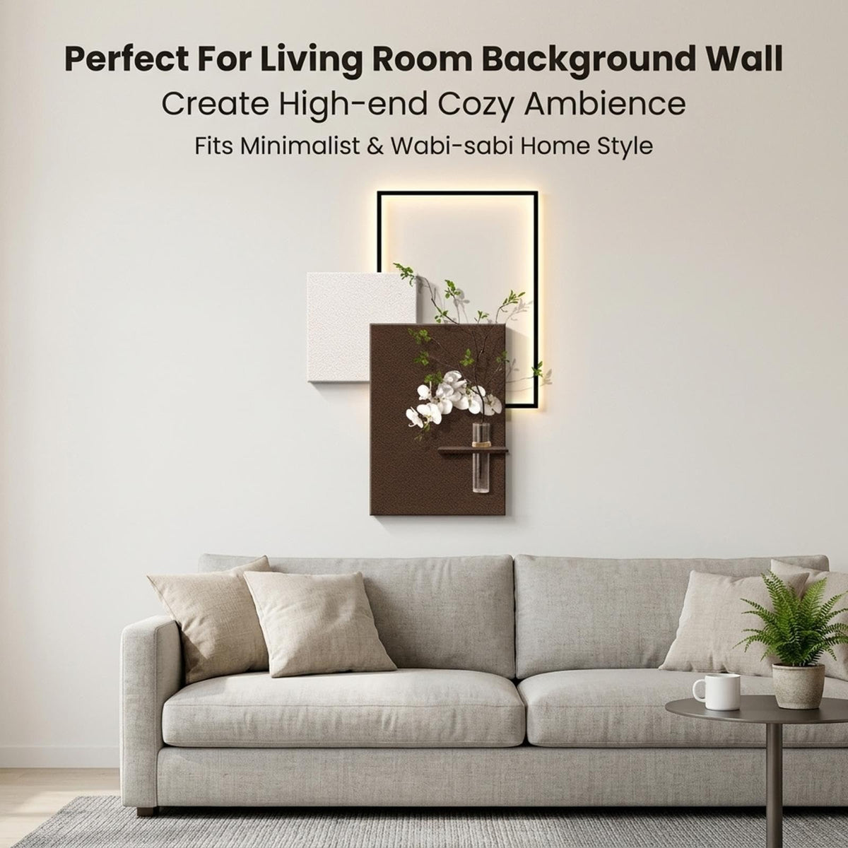 3D Sandstone LED Wall Art