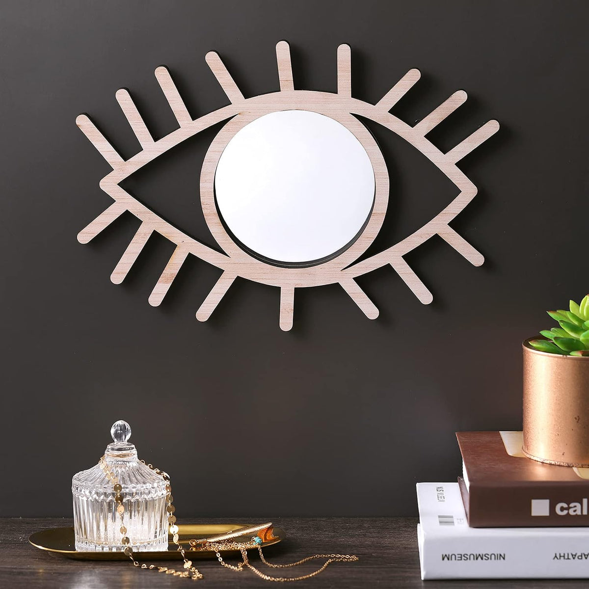Boho Evil Eye Wall Décor Mirror