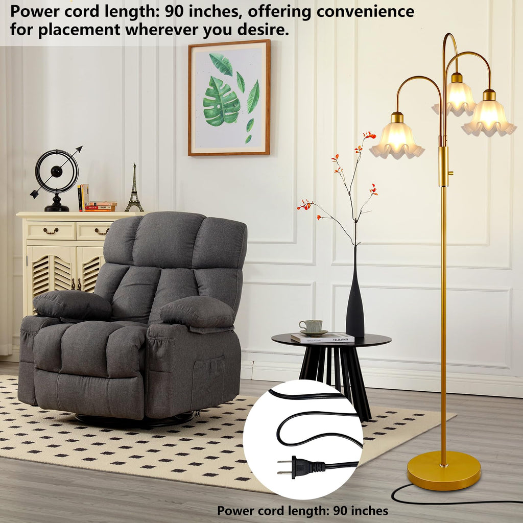 3 Globe Dimmable Tripod Floor Lamp