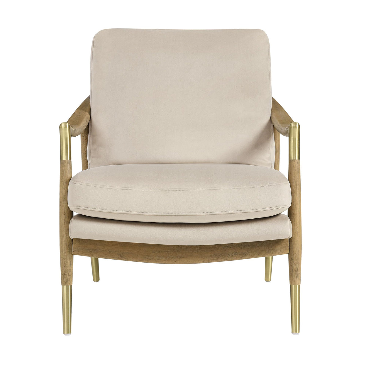Modway Langford Stain-Resistant Performance Velvet Armchair – Mid Century Modern