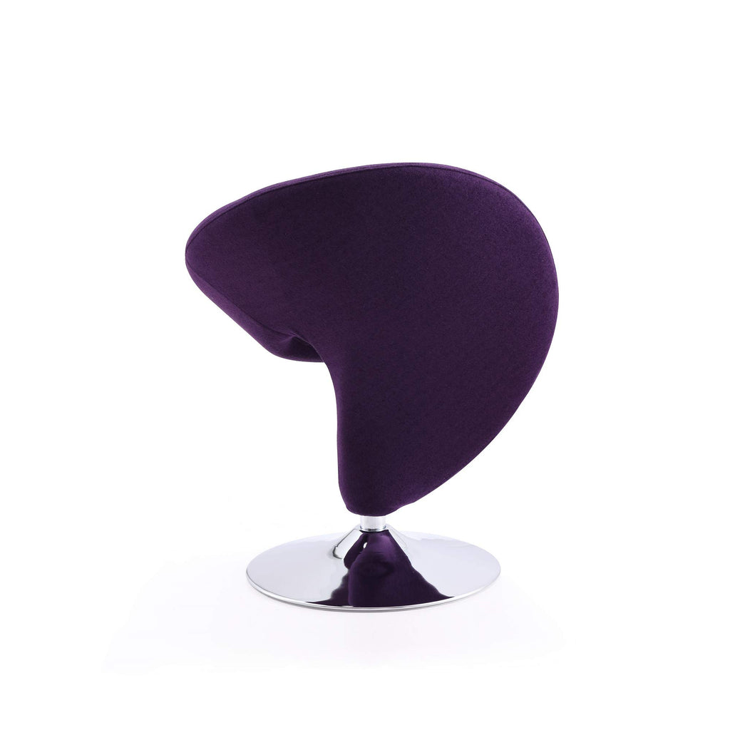 Manhattan Comfort Curl Swivel Accent Chair