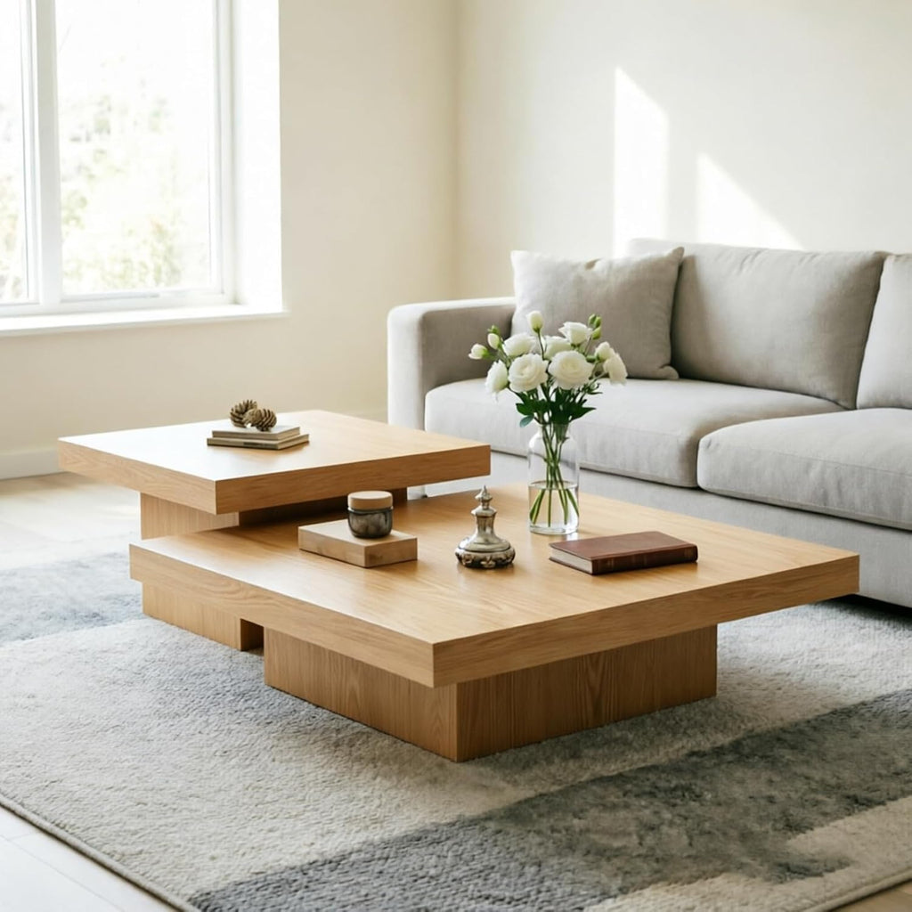 Square Nesting Coffee Table Set