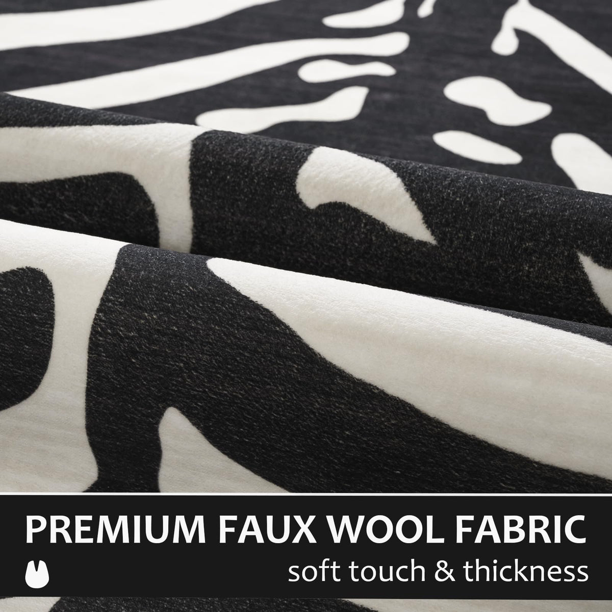 BENRON Soft Cowhide Rug 4x6, Faux Cow Hide Rug for Living Room Bedroom