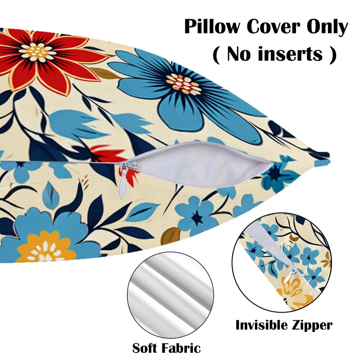 Firmiso Rust Orange Mandala Throw Pillow Covers 18x18 Set of 2