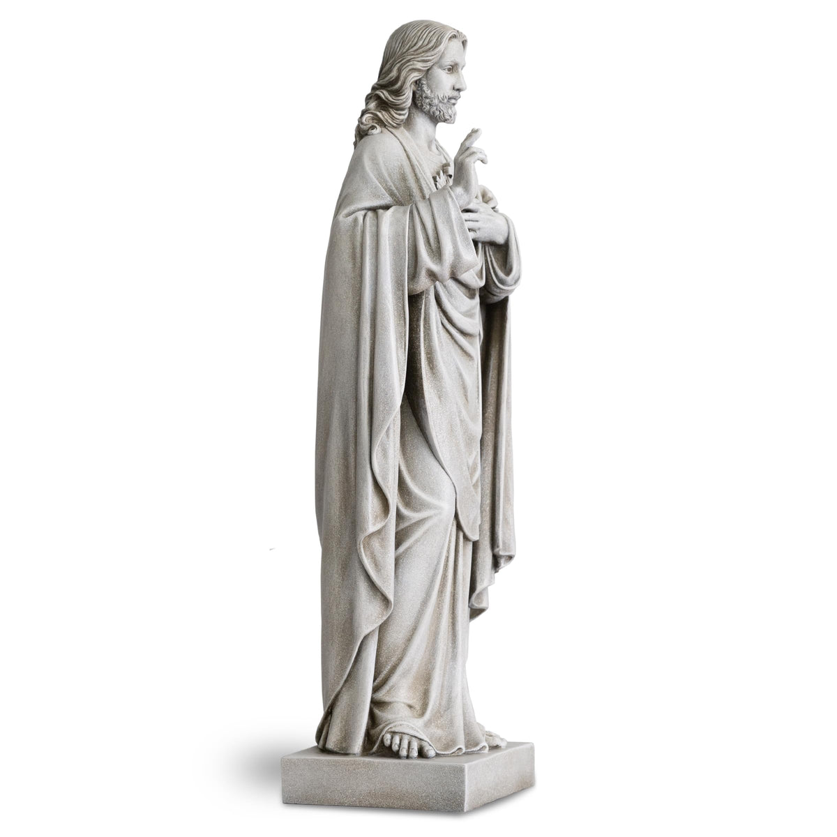 DevotedWalls 24.75-inch Large Sacred Heart of Jesus Statue