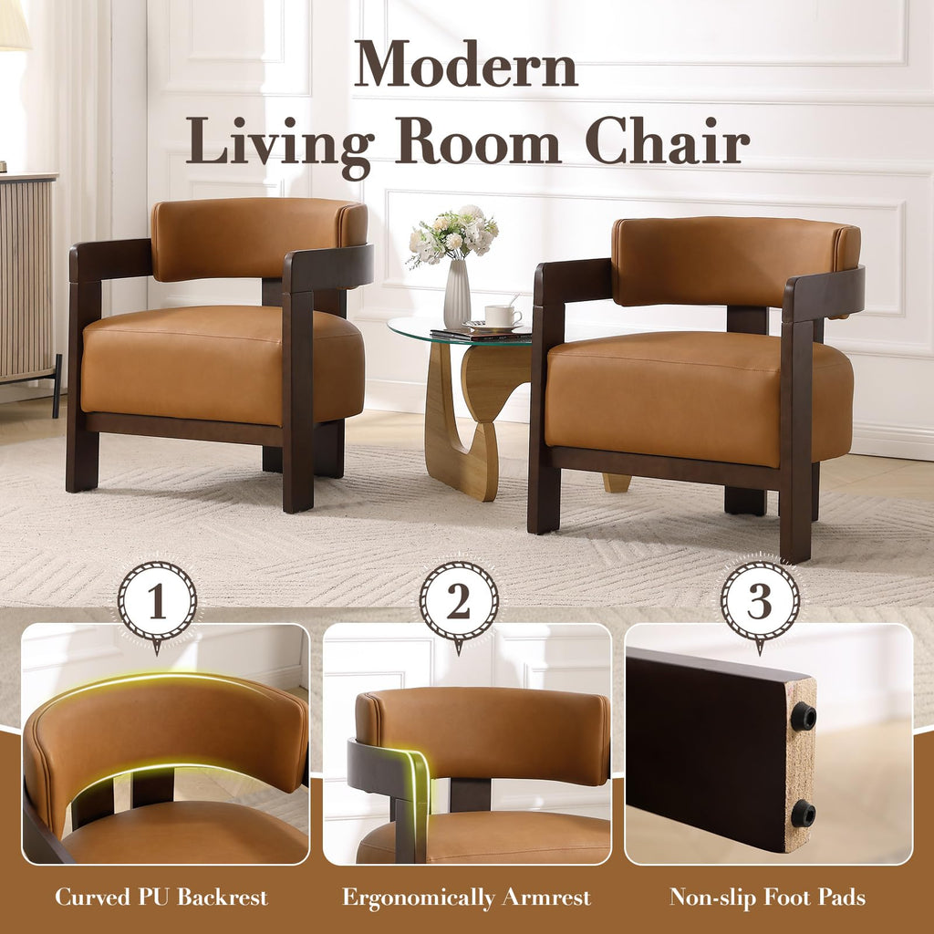 Ya-Home Modern Accent Chair Set of 2