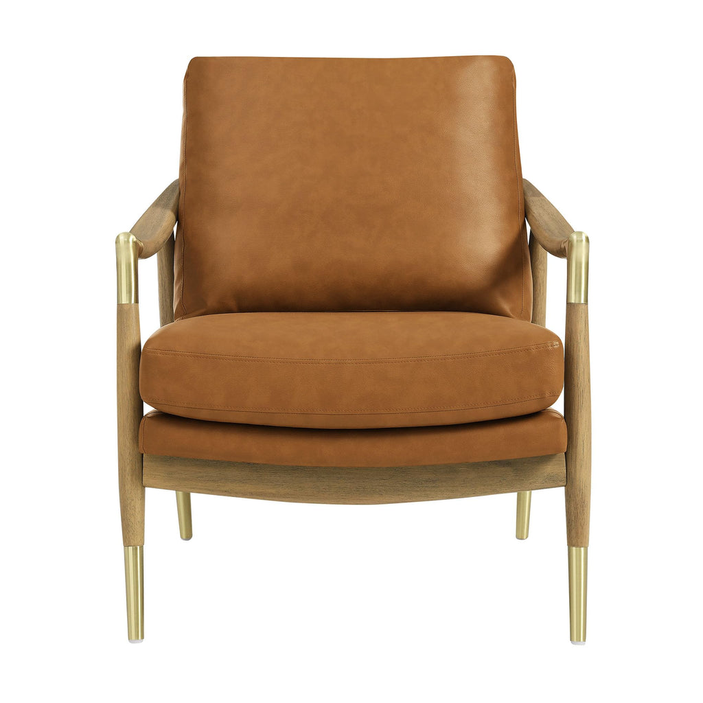 Modway Langford Stain-Resistant Performance Velvet Armchair – Mid Century Modern