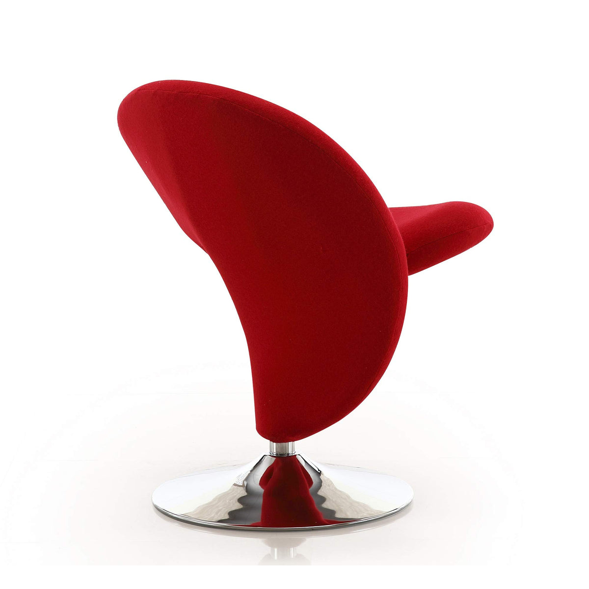 Manhattan Comfort Curl Swivel Accent Chair