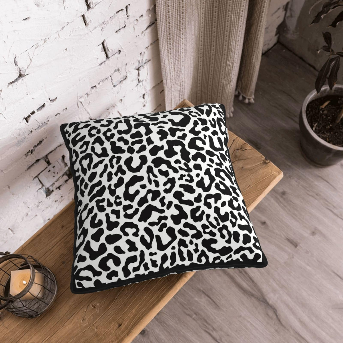 Velvet Animal & Floral Print Pillow Covers