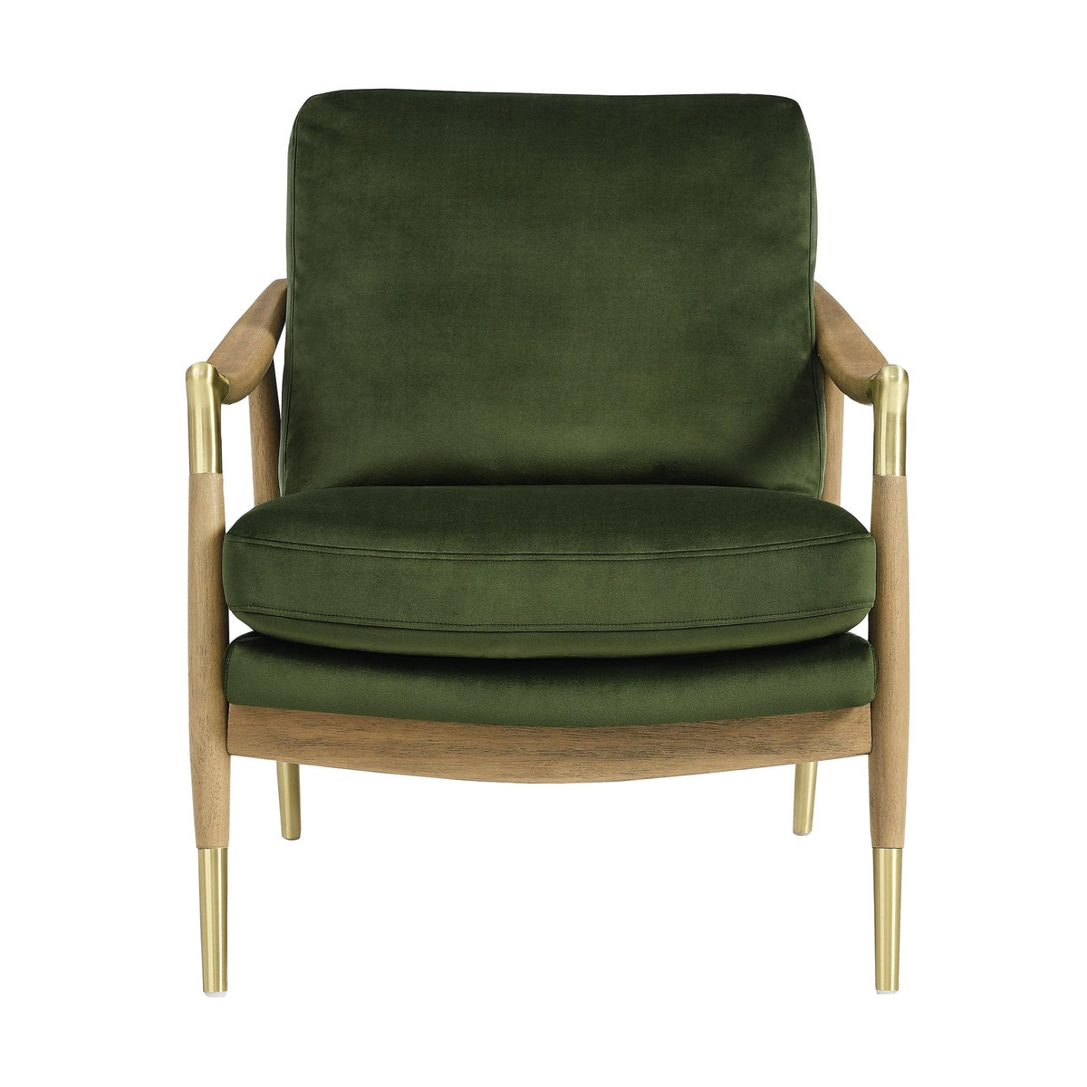 Modway Langford Stain-Resistant Performance Velvet Armchair – Mid Century Modern