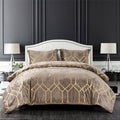 Sunshine Nicole Metallic Print Comforter Set