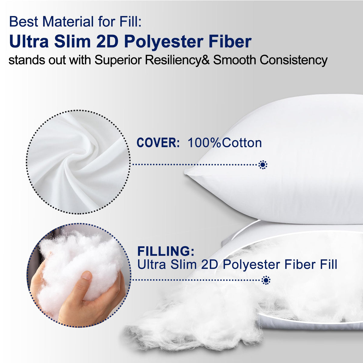 Down-Alternative Pillow Inserts