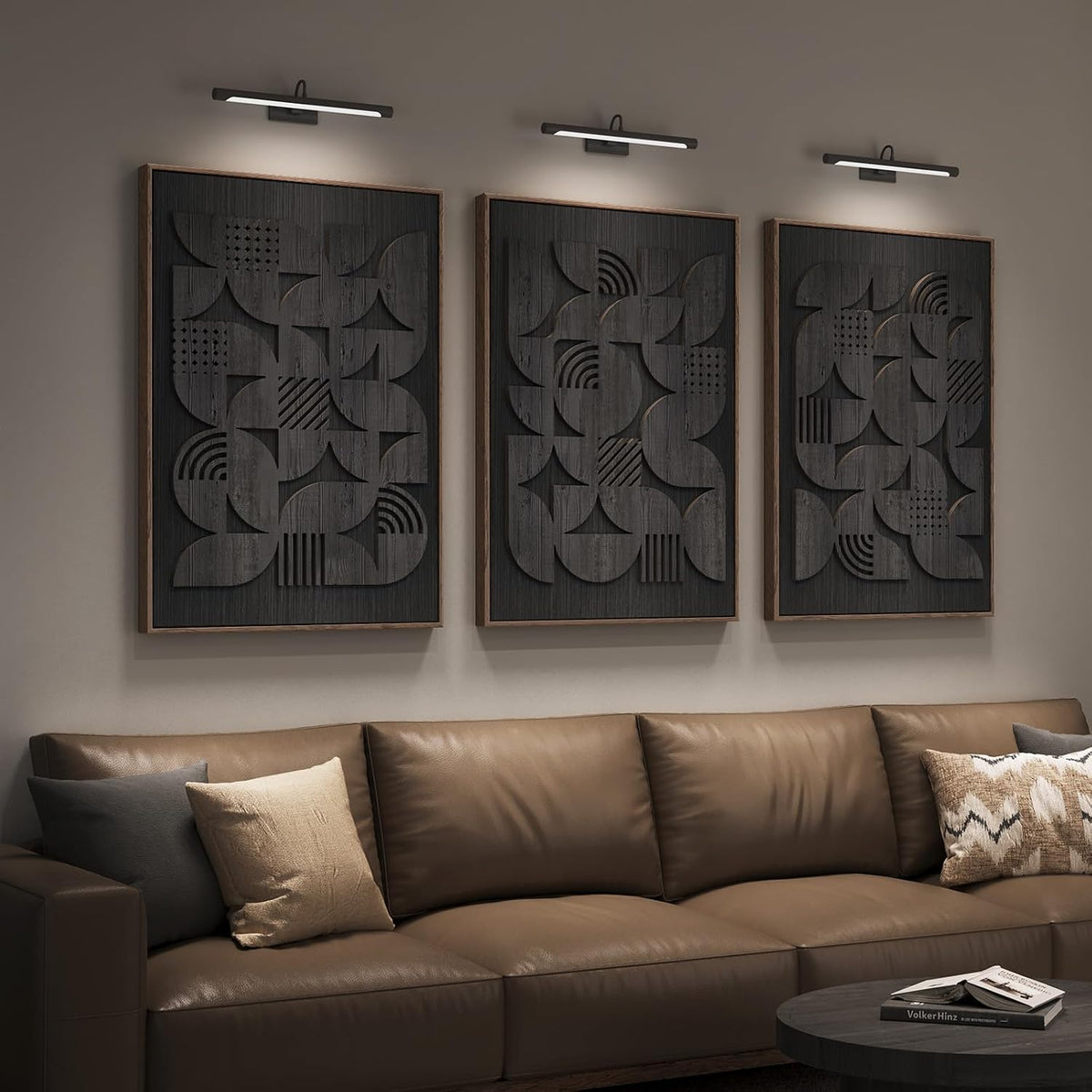 Framed 3D Textured Abstract Wall Art