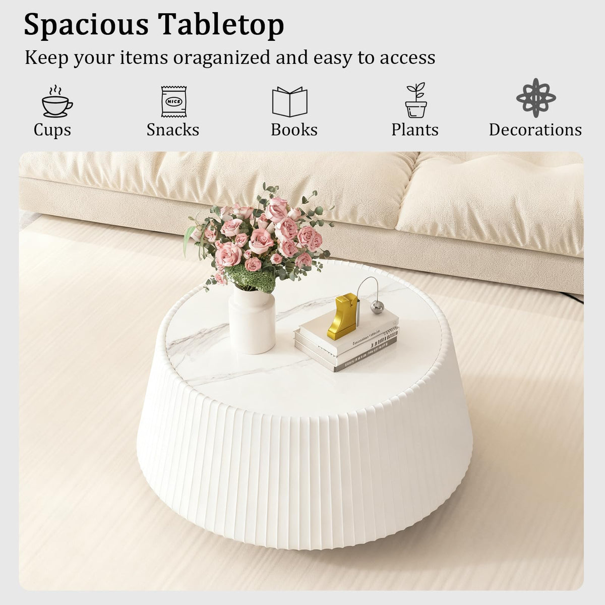 Black Drum Nesting Coffee Table Set