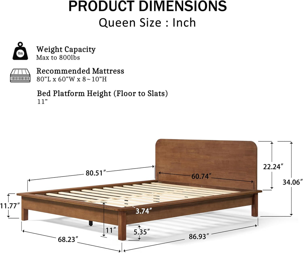 Christopher Knight Queen Platform Bed Frame