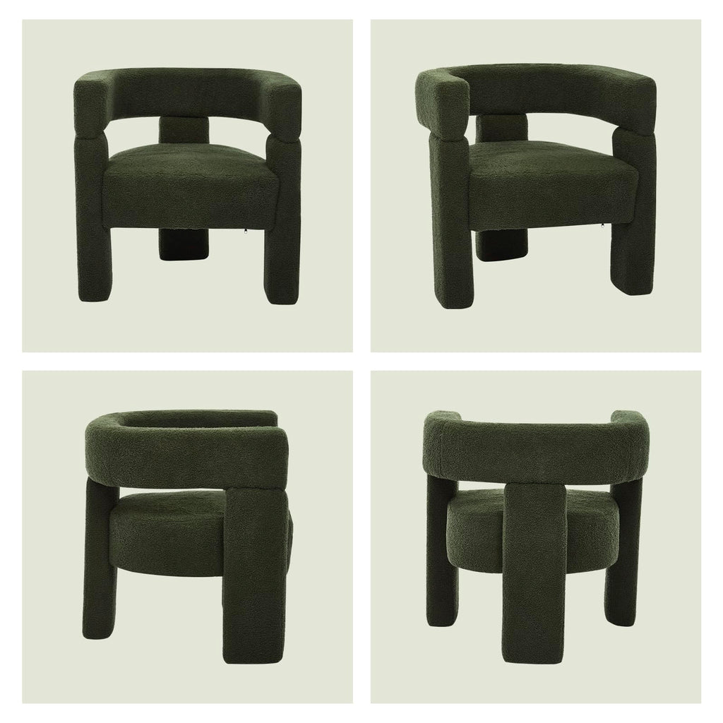 Sherpa Boucle Accent Chairs