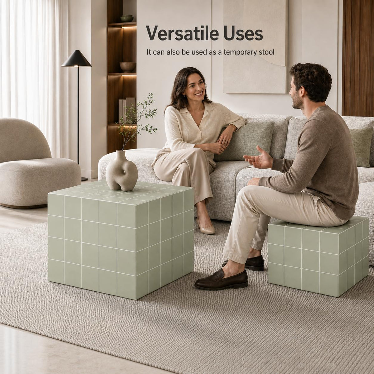 Cube Nesting End Table Set