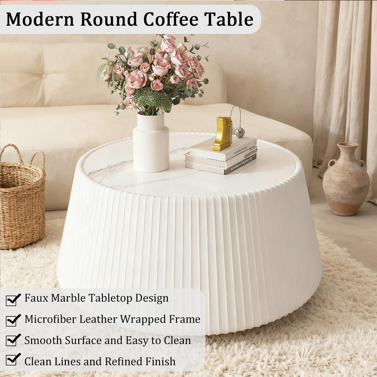 Black Drum Nesting Coffee Table Set