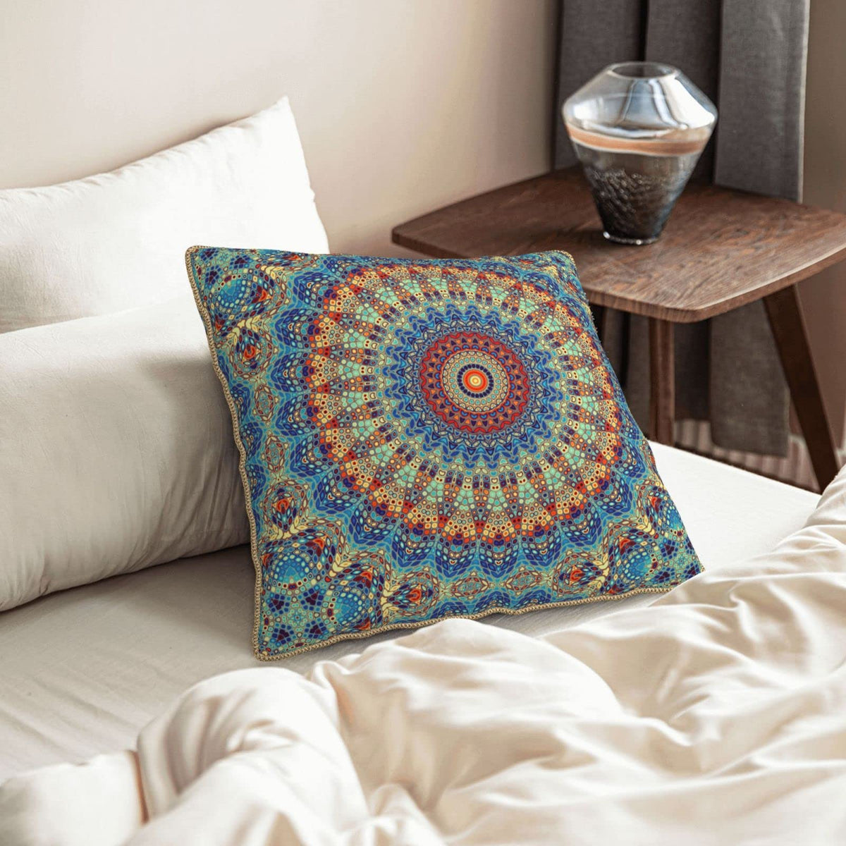 Velvet Animal & Floral Print Pillow Covers