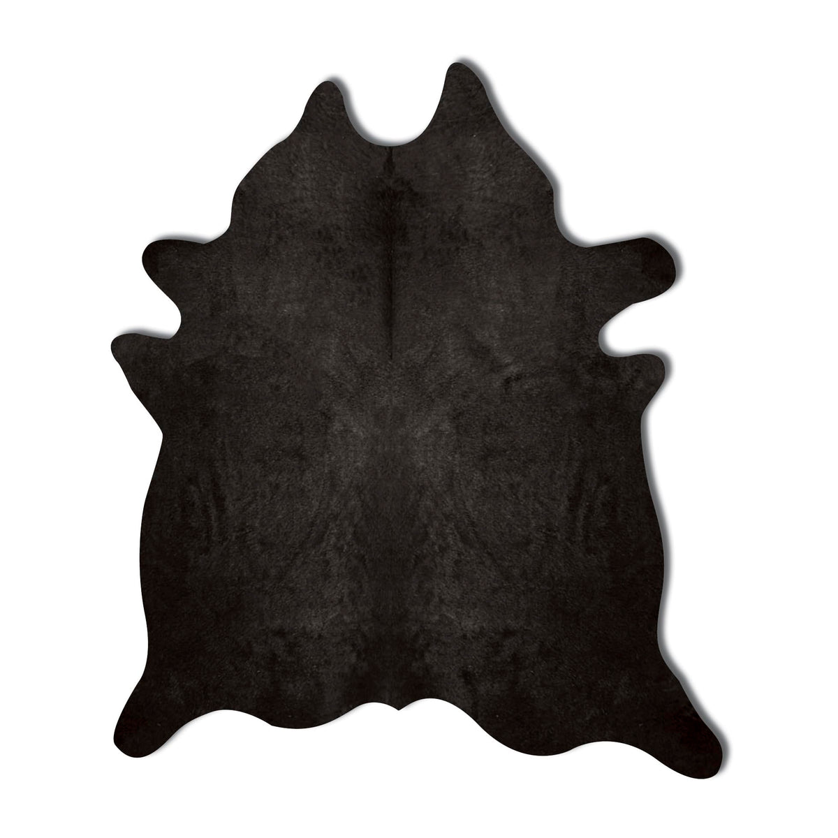 Natural Geneva Cowhide Area Rug, Off-White, 6 ft x 7 ft