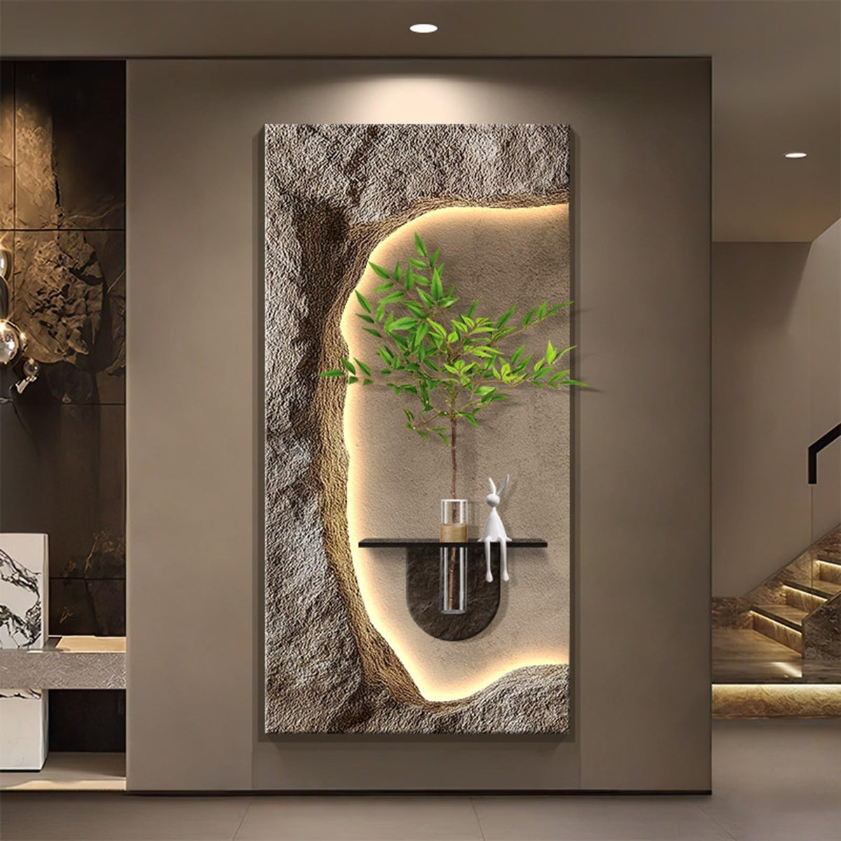 3D LED Wall Sculpture with Remote