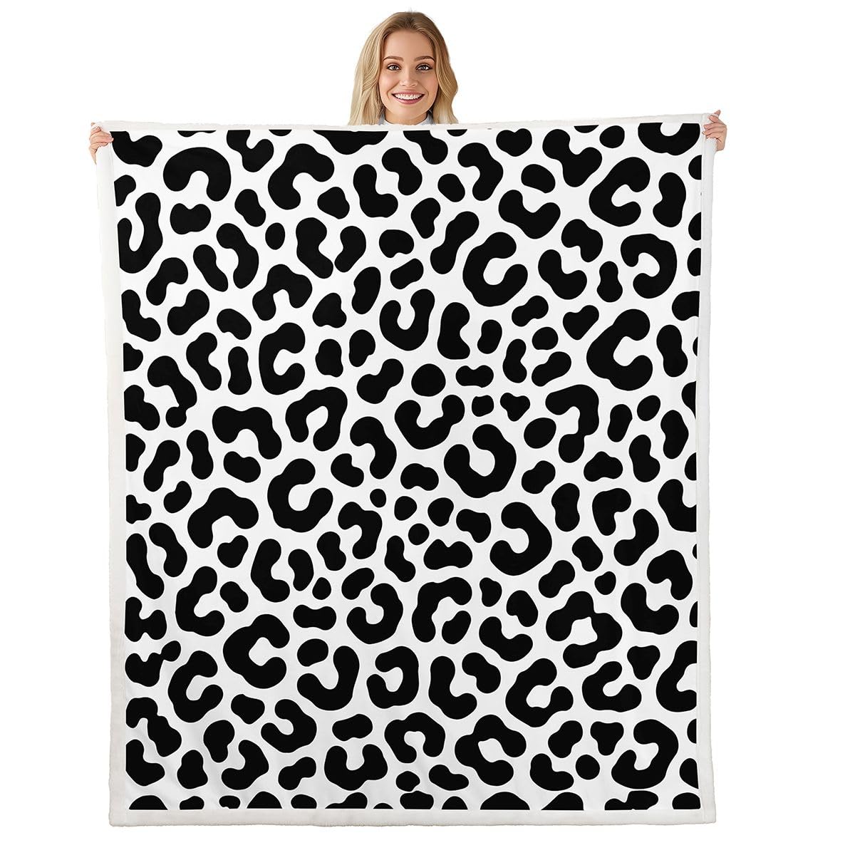 Animal-Print Fleece Throw Blanket