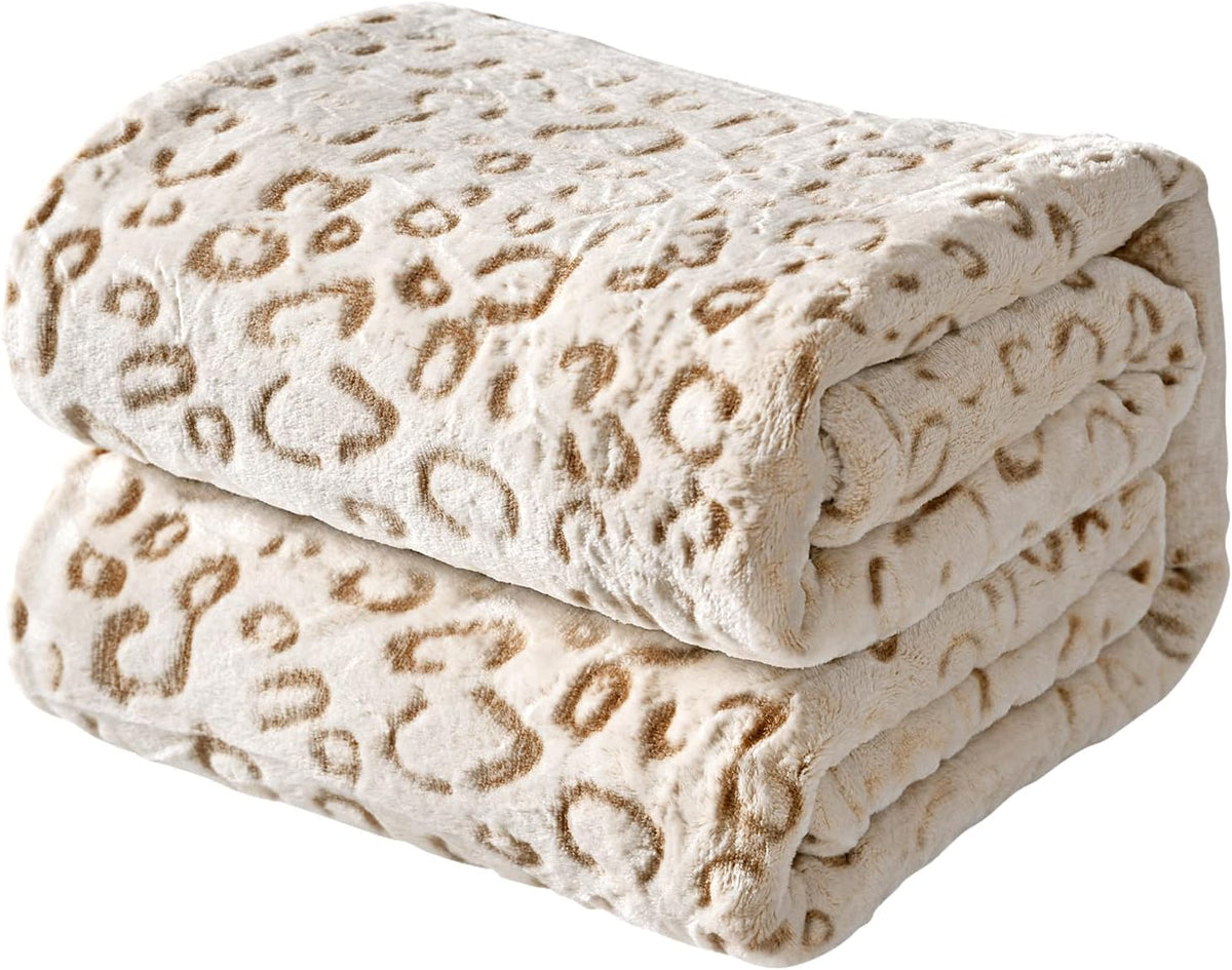 Patterned Flannel Fleece Throw Blanket