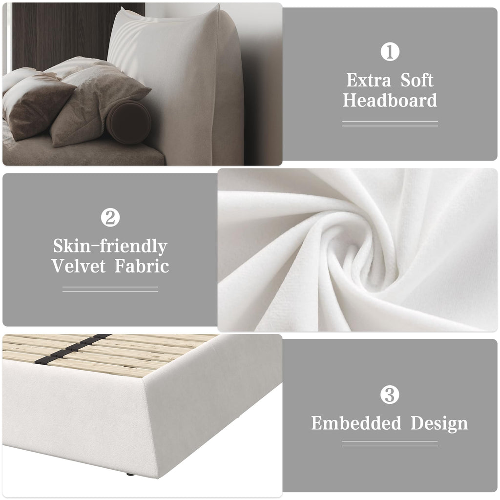 LUMISOL Queen Size Bed Frame