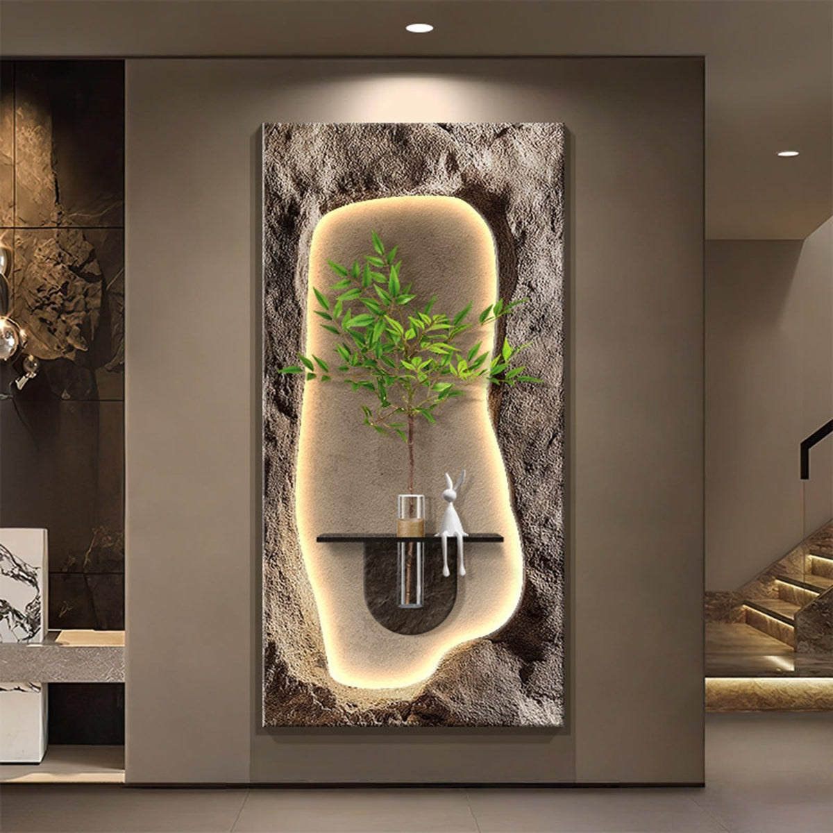 3D LED Wall Sculpture with Remote