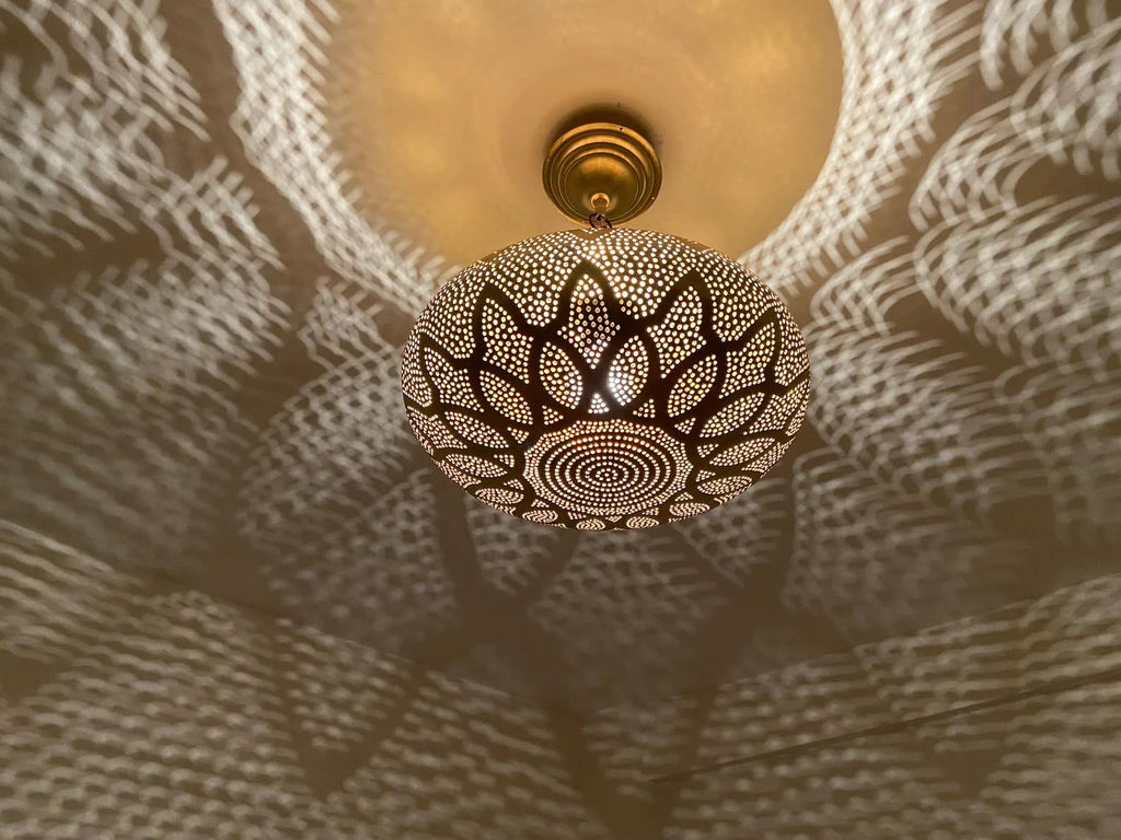 Moroccan Brass Pendant Light