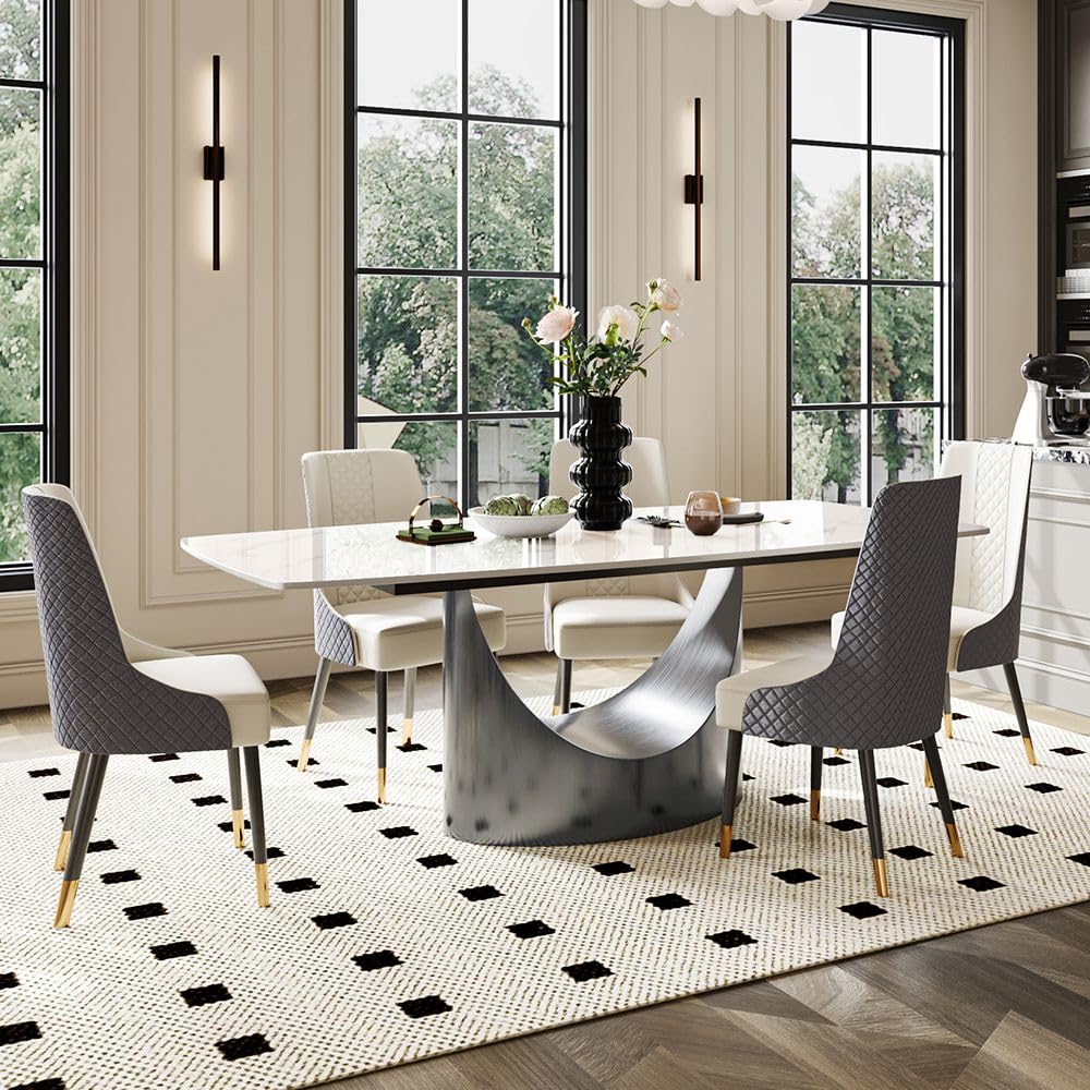 Hobart Sintered-Stone Dining Table