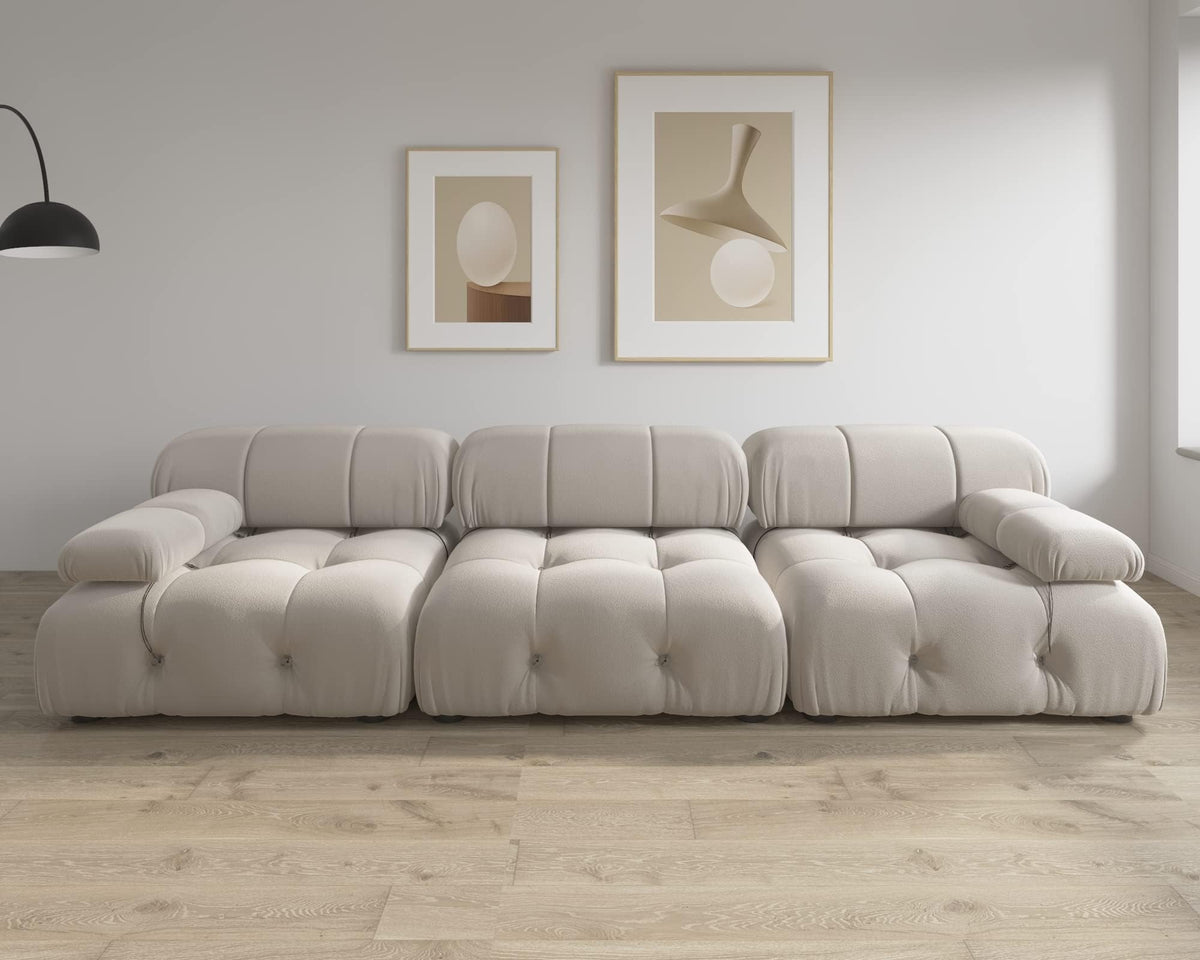 JACH Black Modular Sectional Sofa