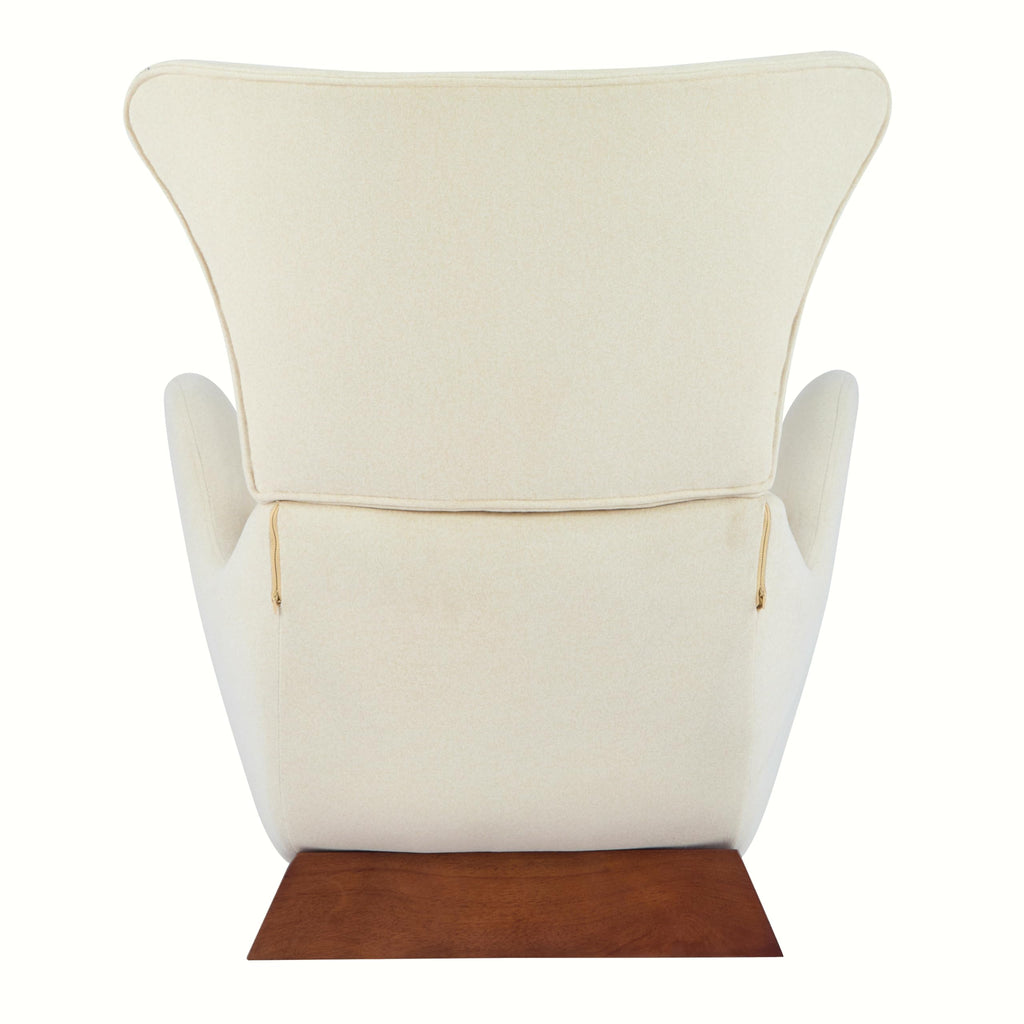 Merax Modern Accent Chair with Pet Cave & Storage