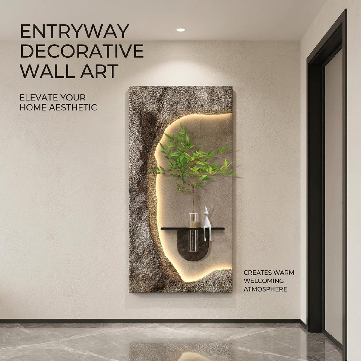 3D LED Wall Sculpture with Remote