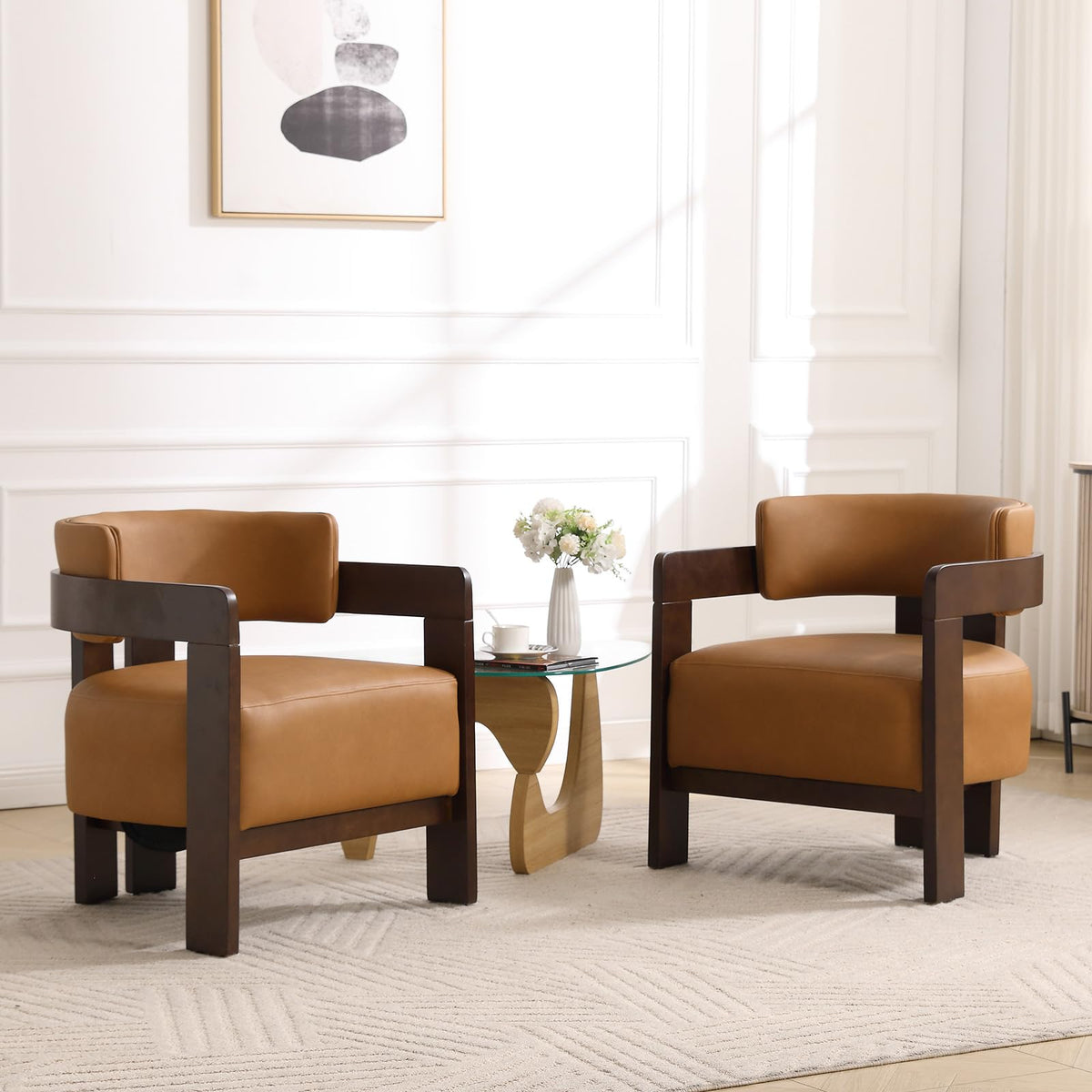 Ya-Home Modern Accent Chair Set of 2